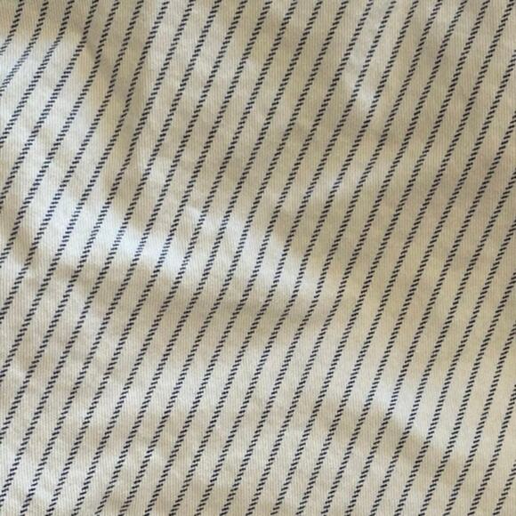 Old Navy Everyday Shorts High Rise Cotton Blend Stretch Stripe Blue White Size L - Picture 2 of 8